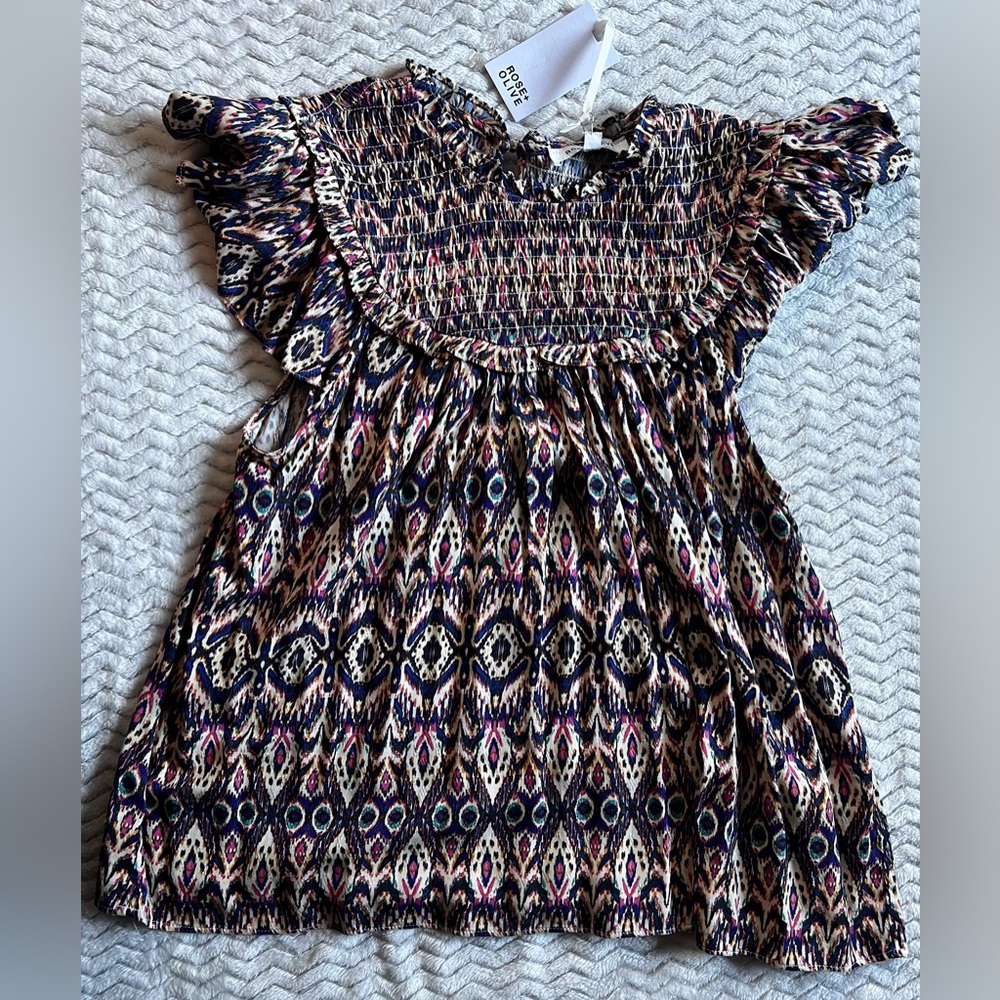 Rose & Olive Multicolor Patterned Blouse